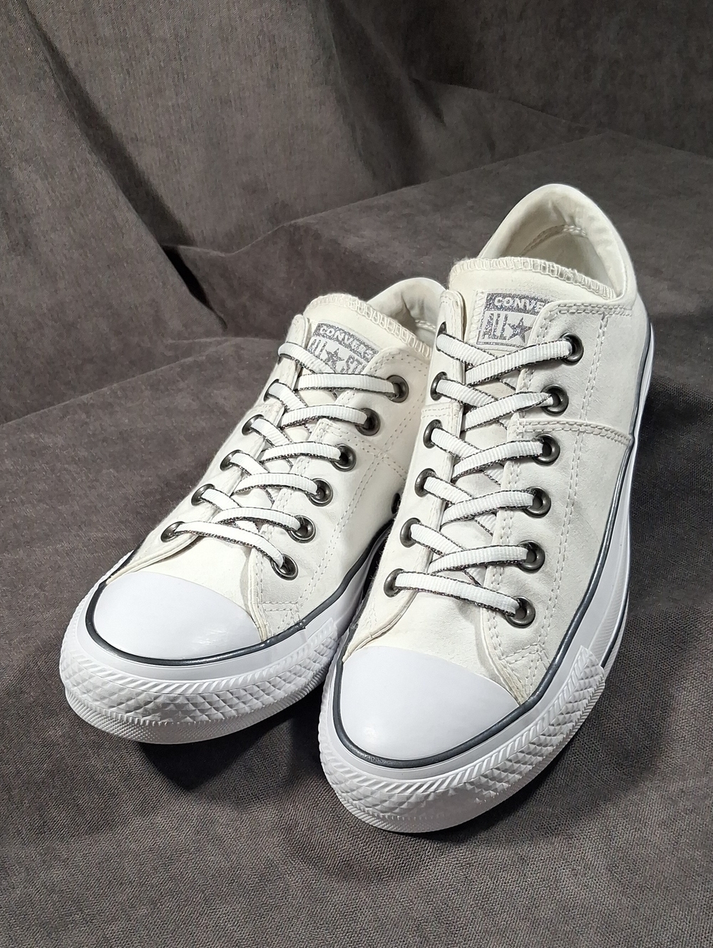 Converse Chuck Taylor All Star Madison Ox White Slip No Tie Sneakers G US 9